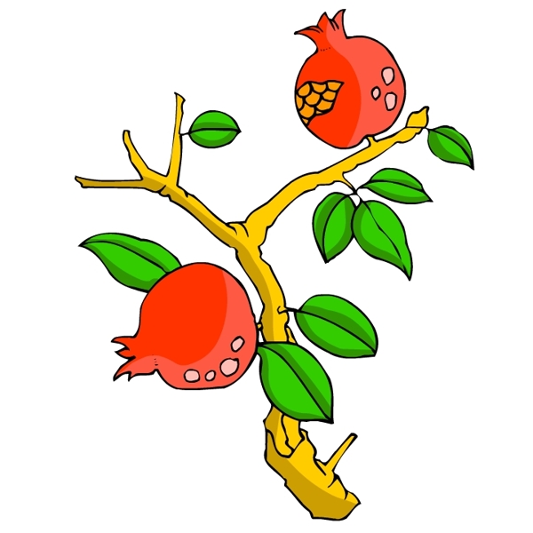 花卉古典插畫