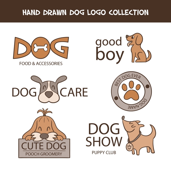 狗DOG动物卡通图片