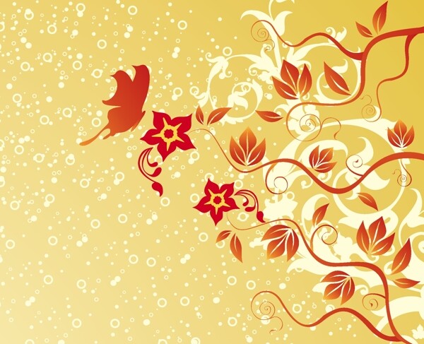 歐美花紋748矢量CDR