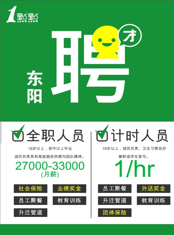 一點點