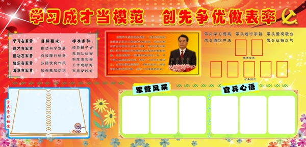 部隊展板圖片
