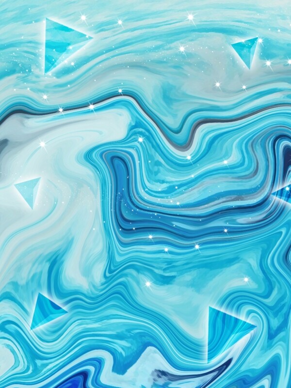 藍(lán)色流體海洋鐳射漸變簡(jiǎn)約唯美夢(mèng)幻背景