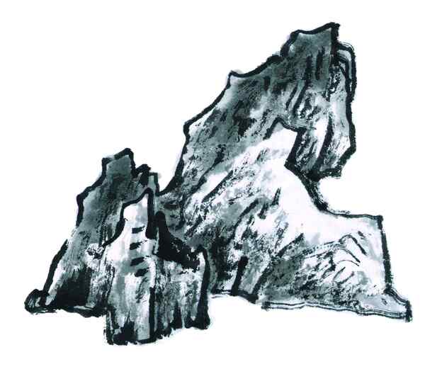 水墨山水畫圖片