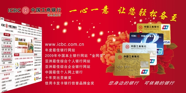 工商行展板圖片