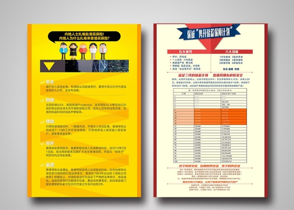 香港保險公司宣傳畫面