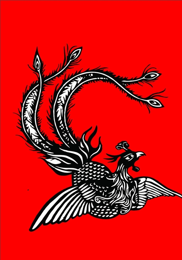 鳳凰矢量圖圖片