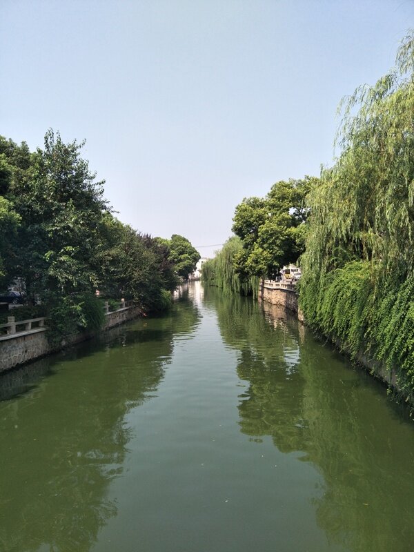 江南风景绿道河边