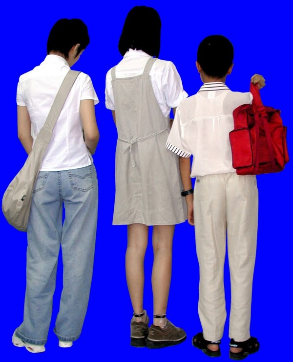 人物素材平視