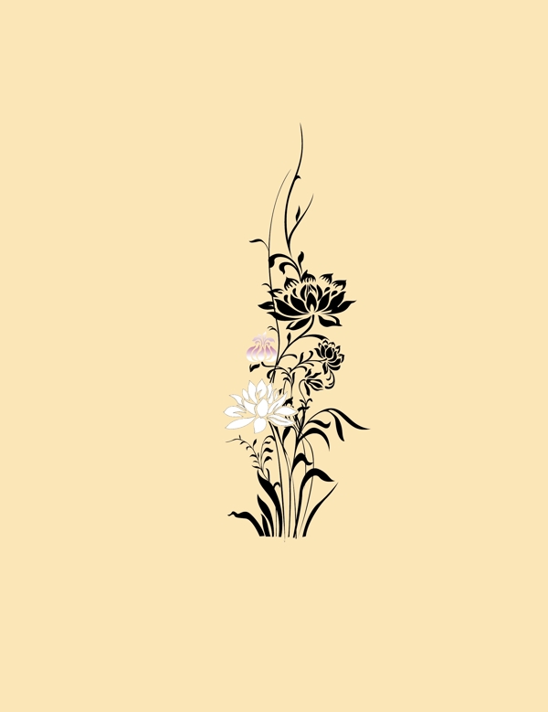 矢量花花圖片