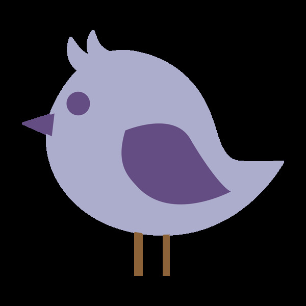 卡通鳥