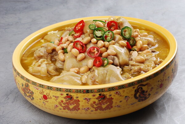 豆汤猪手图片