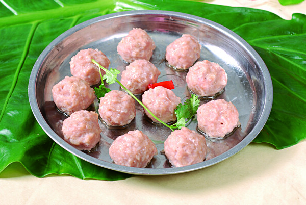 大盤蒸肉丸圖片