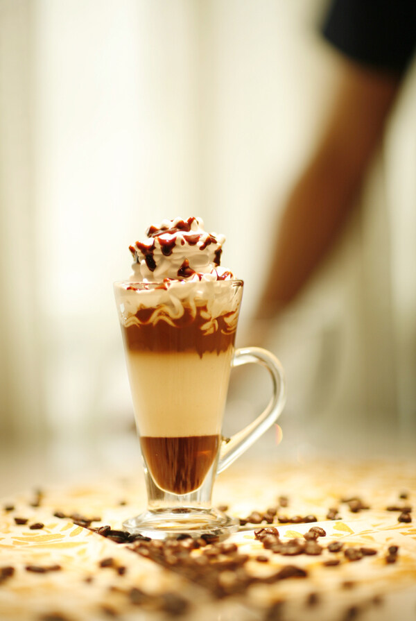 冰咖啡巧克力图片