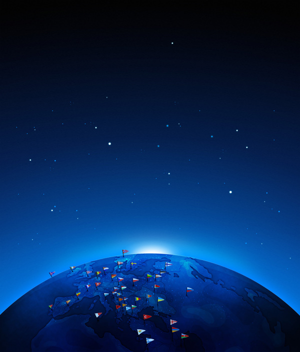 地球星空圖片