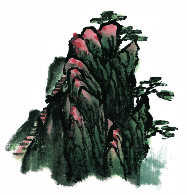 水墨山水畫圖片