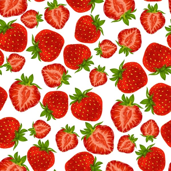 草莓底纹