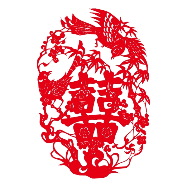 矢量圖風(fēng)格中國風(fēng)民族風(fēng)剪紙免費(fèi)素材