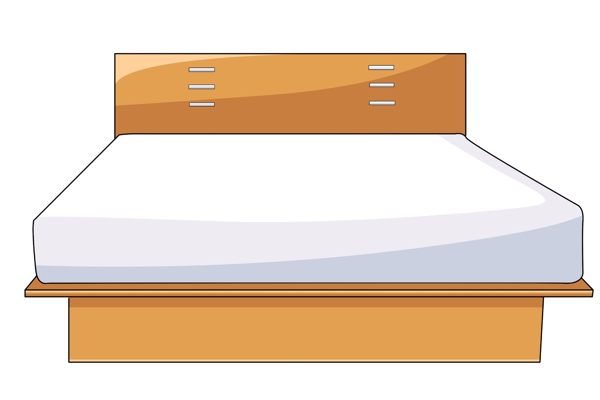 木制家具床图案