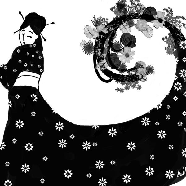這位女士的墨水
