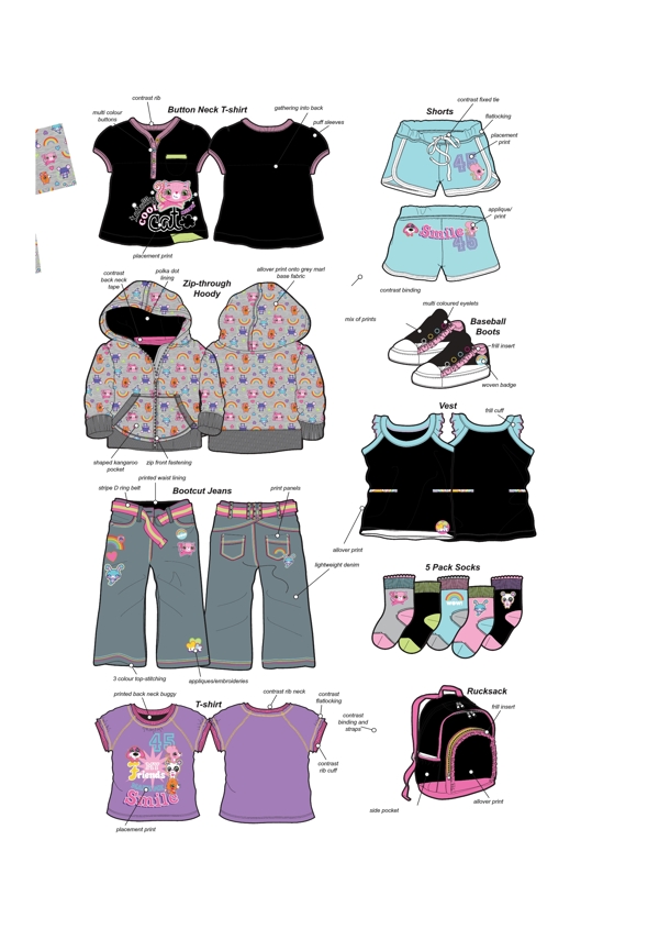 服裝款式效果圖圖片