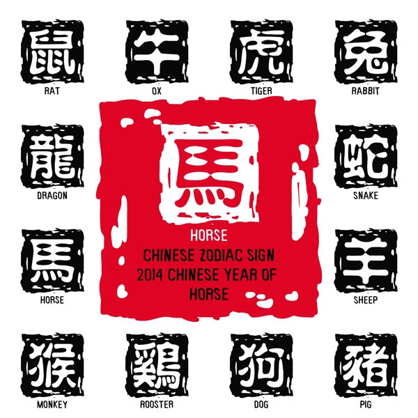 馬年素材圖片