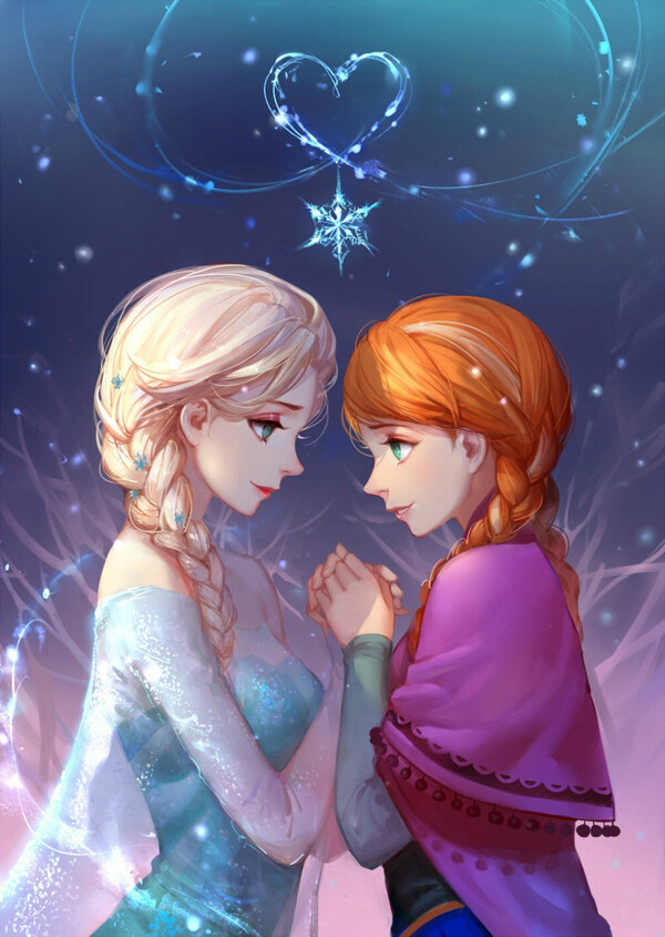 位圖插畫熱門動(dòng)畫冰雪奇緣人物插畫免費(fèi)素材