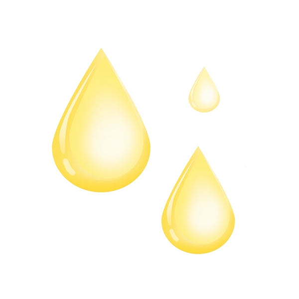 金色橄榄油滴
