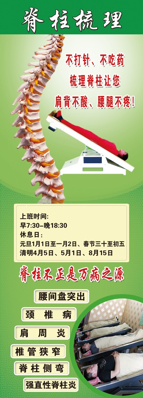 脊柱梳理圖片