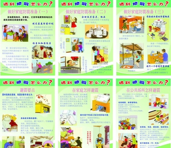 地震預(yù)防展板