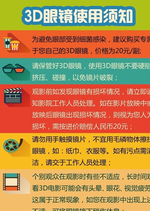 3D眼鏡使用說明圖片