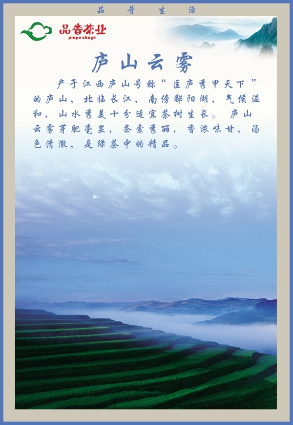 茶園貼畫圖片