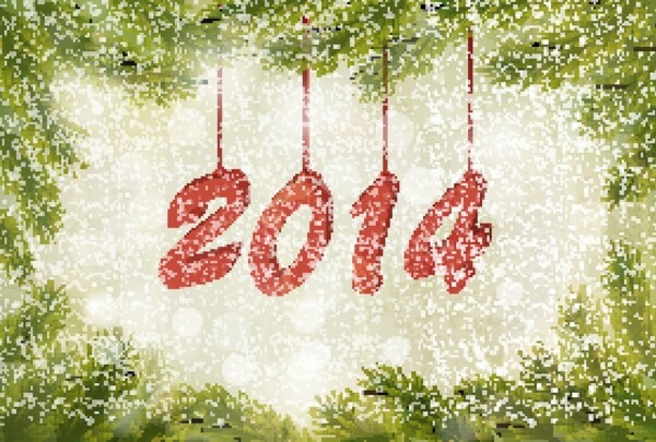 2014年新年背景圖片