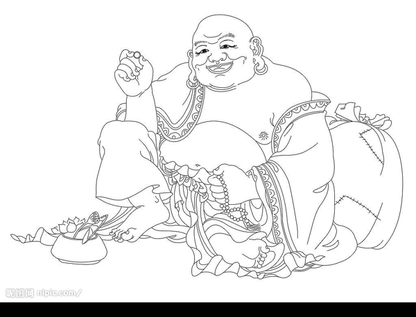 人物白描圖片