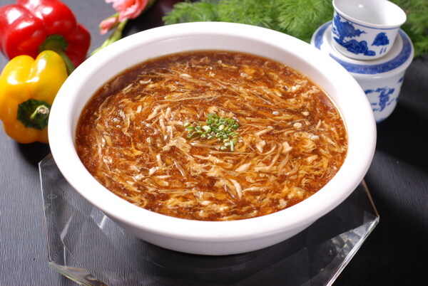 國(guó)內(nèi)美食金針菇湯圖片