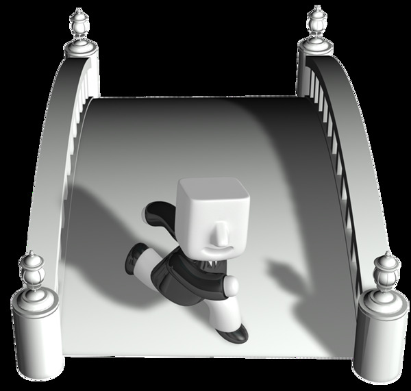 3D小人PNG素材