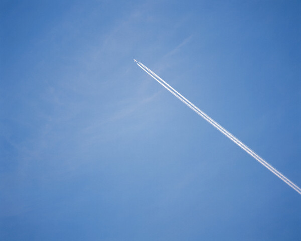 摄影自然景观天空云彩蓝天白云飞机