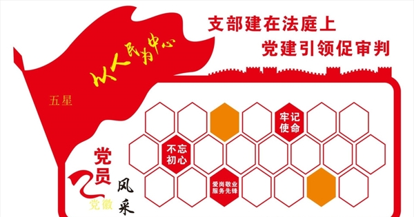 党建照片文化墙
