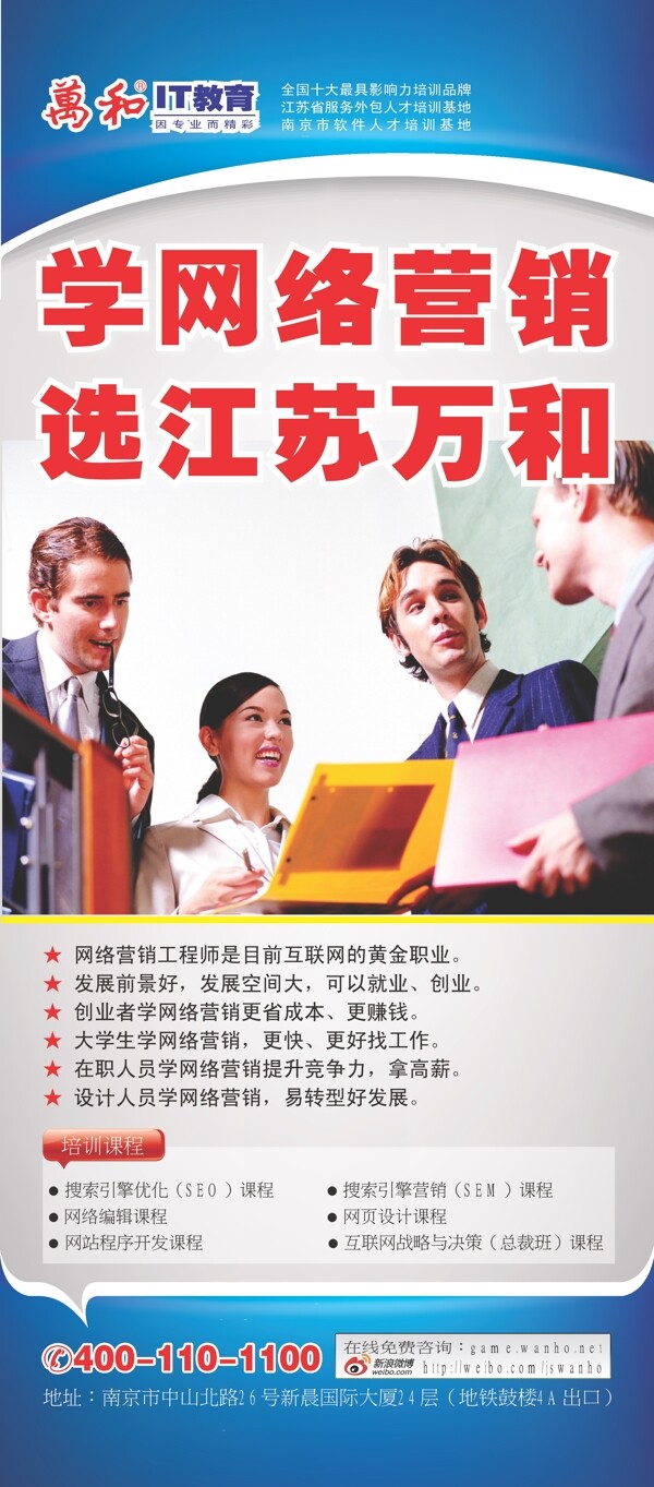 商务展板