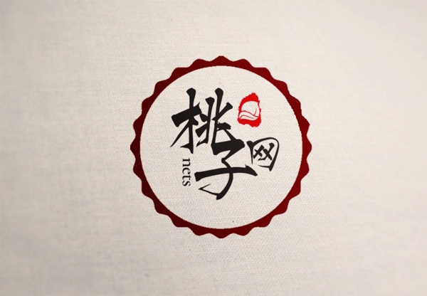 桃子網(wǎng)logo設(shè)計