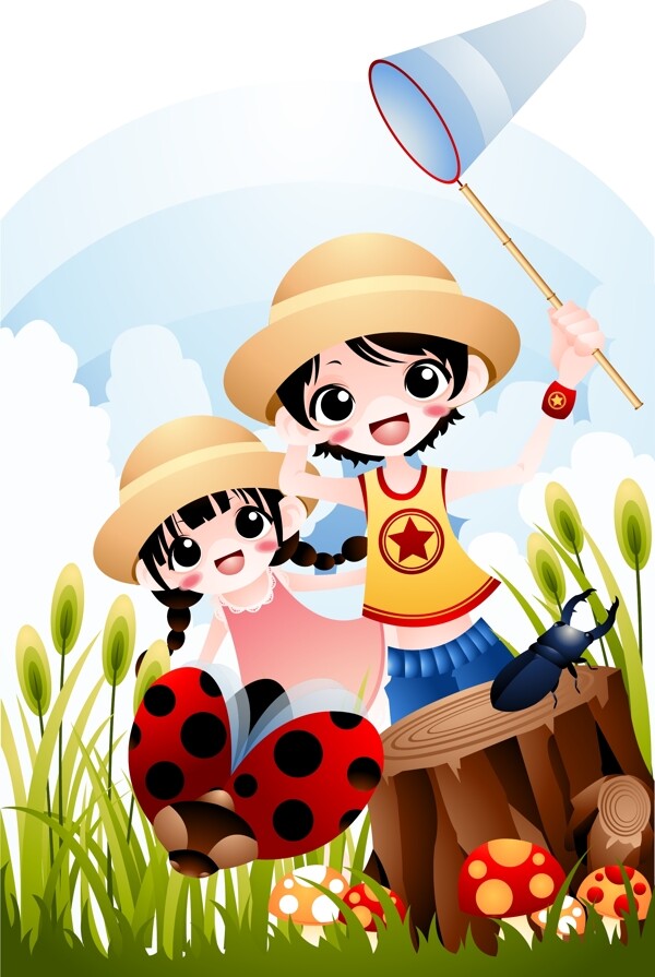 兒童插畫(huà)圖片
