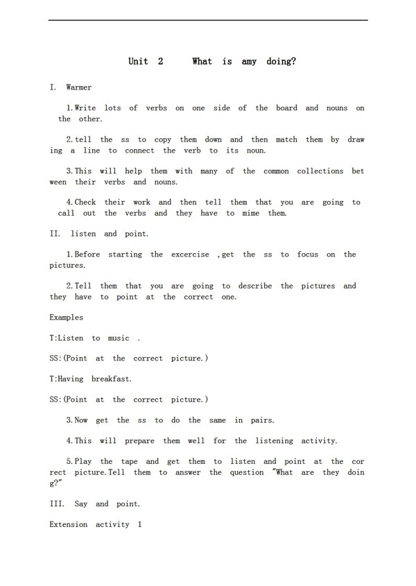 四年級上英語上冊教案module4unit2