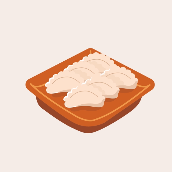 卡通餃子