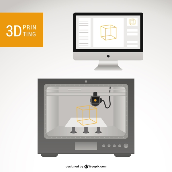 3D打印机和计算机