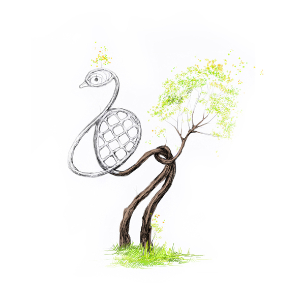 位圖插畫時尚插畫植物插畫藝術效果免費素材