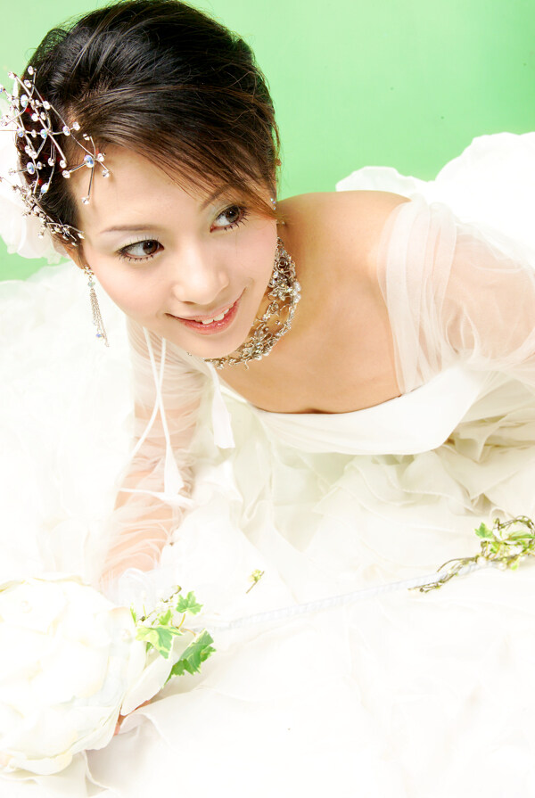 婚紗攝影樣片美麗新娘圖片