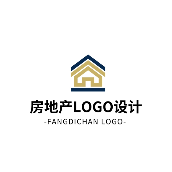 简约大气创意房地产logo标志设计