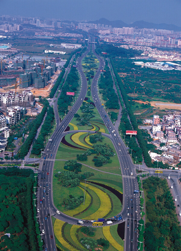 東莞市區(qū)鳥瞰圖圖片