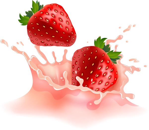牛奶花草莓