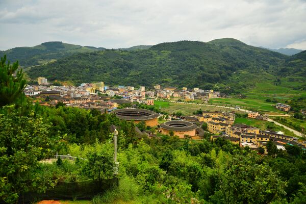 福建龙岩永定土楼