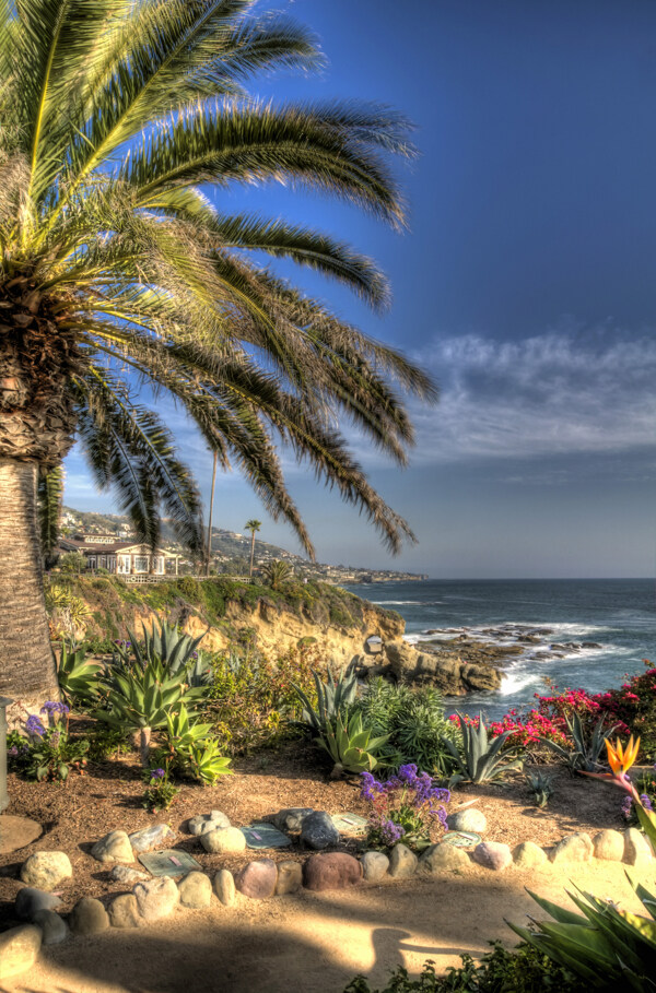山水风景风景名胜建筑景观自然风景旅游印记拉古纳海滩加利福尼亚图片